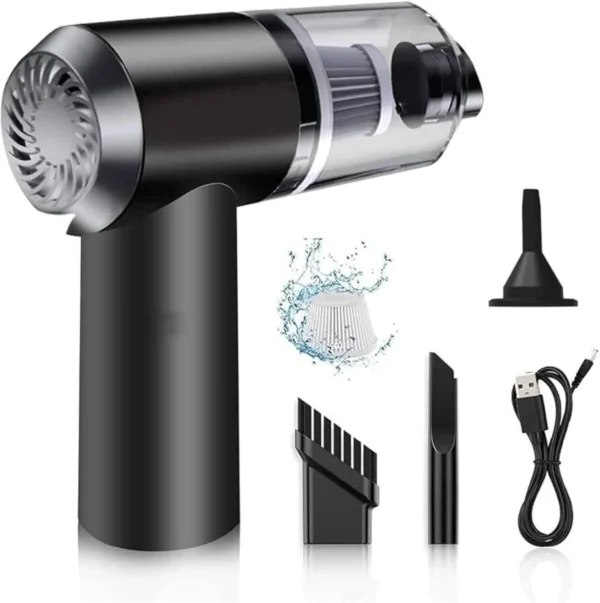 3-in-1 Portable Cordless Mini Vacuum Cleaner & Air Duster