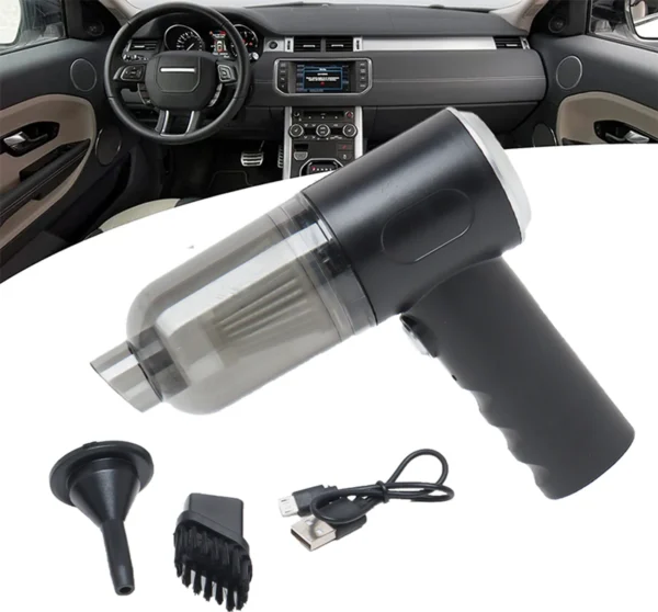 3-in-1 Portable Cordless Mini Vacuum Cleaner & Air Duster