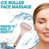 Premium Facial Ice Roller – Cooling Massage Tool for Face and Eyes to Depuff, Soothe Skin, and Shrink Pores